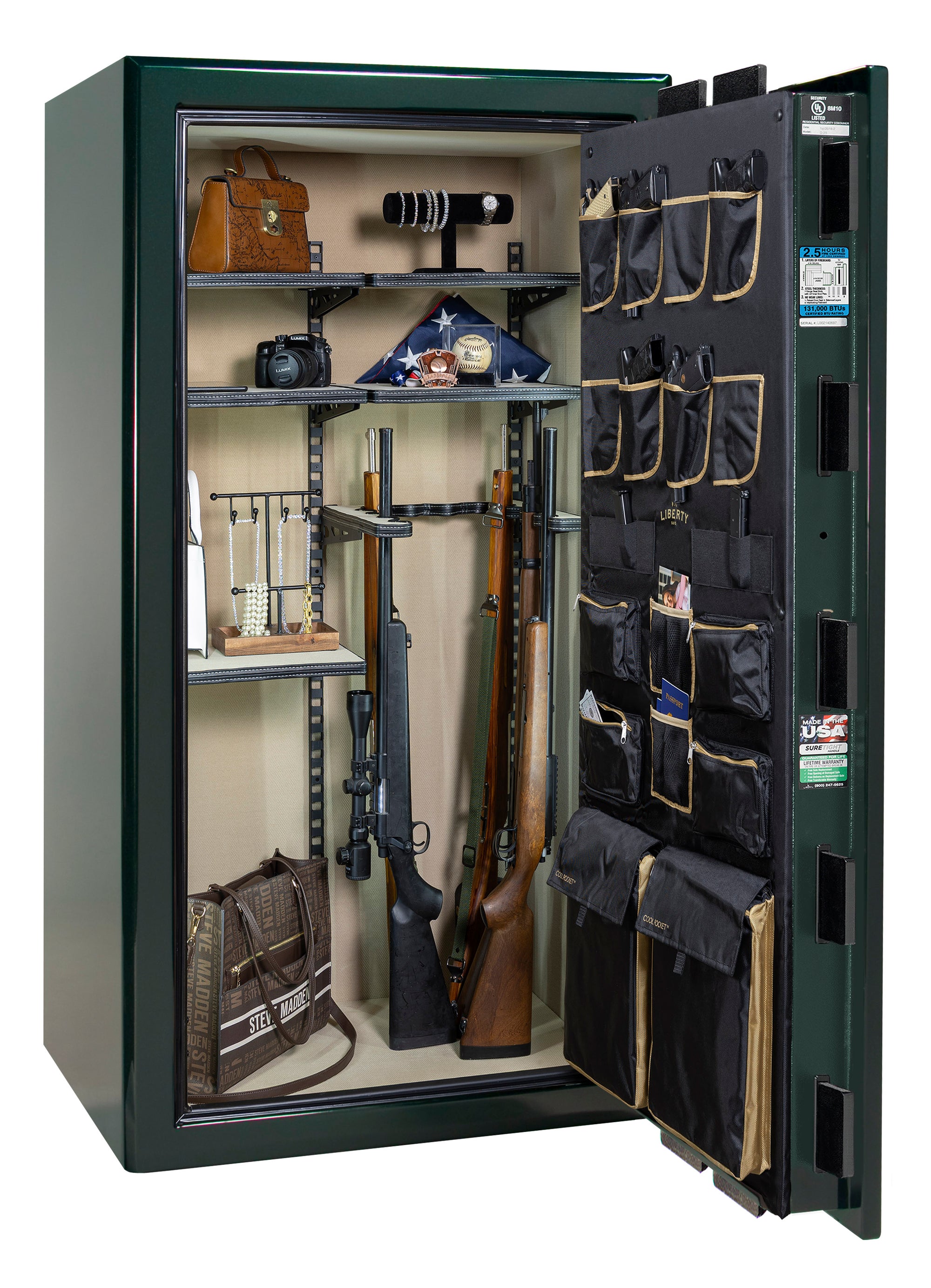 Presidential 40 Green Gloss - Open Interior