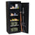 Ammo Cabinet 13 |  Dimensions: 59”(H) x 24”(W) x 16”(D) | 2 (Expandable to 4) Long Guns | Black - open