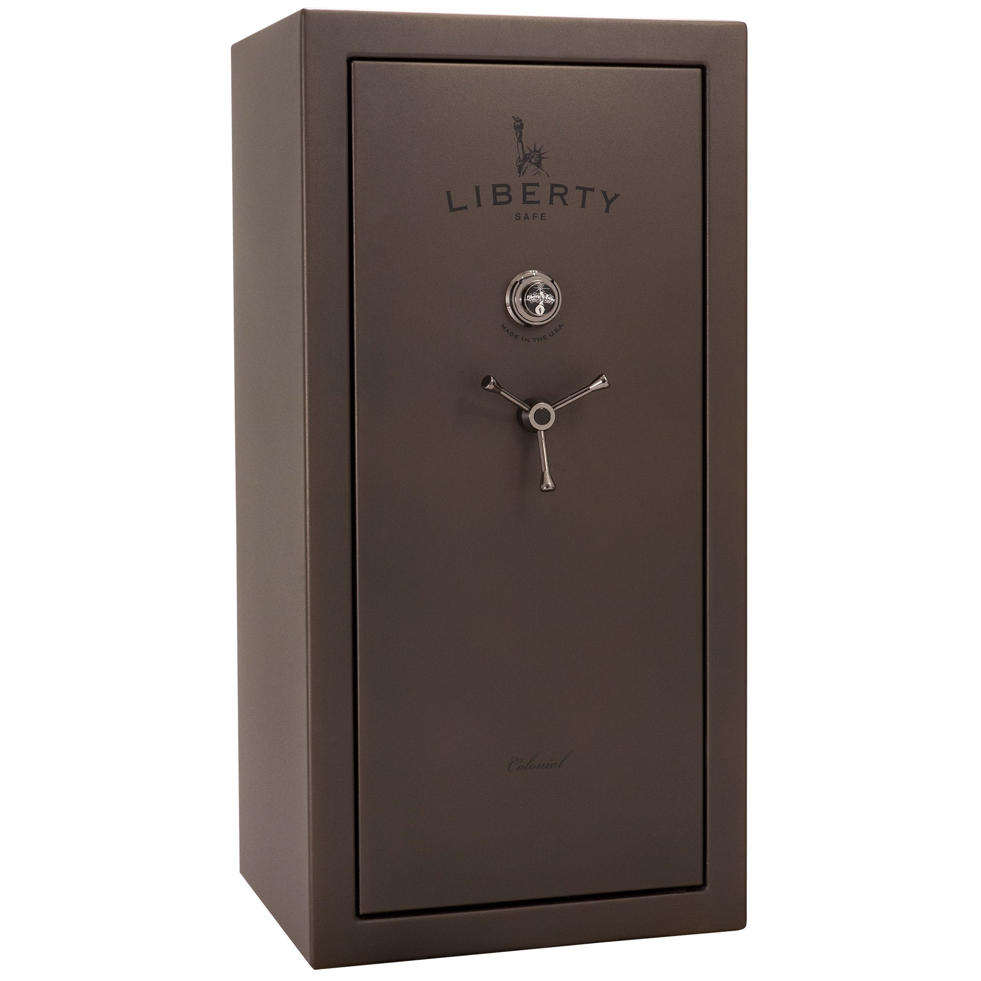 Colonial Series | Level 4 Security | 75 Minute Fire Protection | 23 PRO FLEX | DIMENSIONS: 60.5"(H) X 30"(W) X 22"(D*) | Bronze Textured | Mechanical Lock - Closed