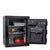 Home Series | 08 | Level 1 Security | 60 Minute Fire Protection | Dimensions: 30"(H) x 24.5"(W) x 20"(D) | Textured Black - Open Door