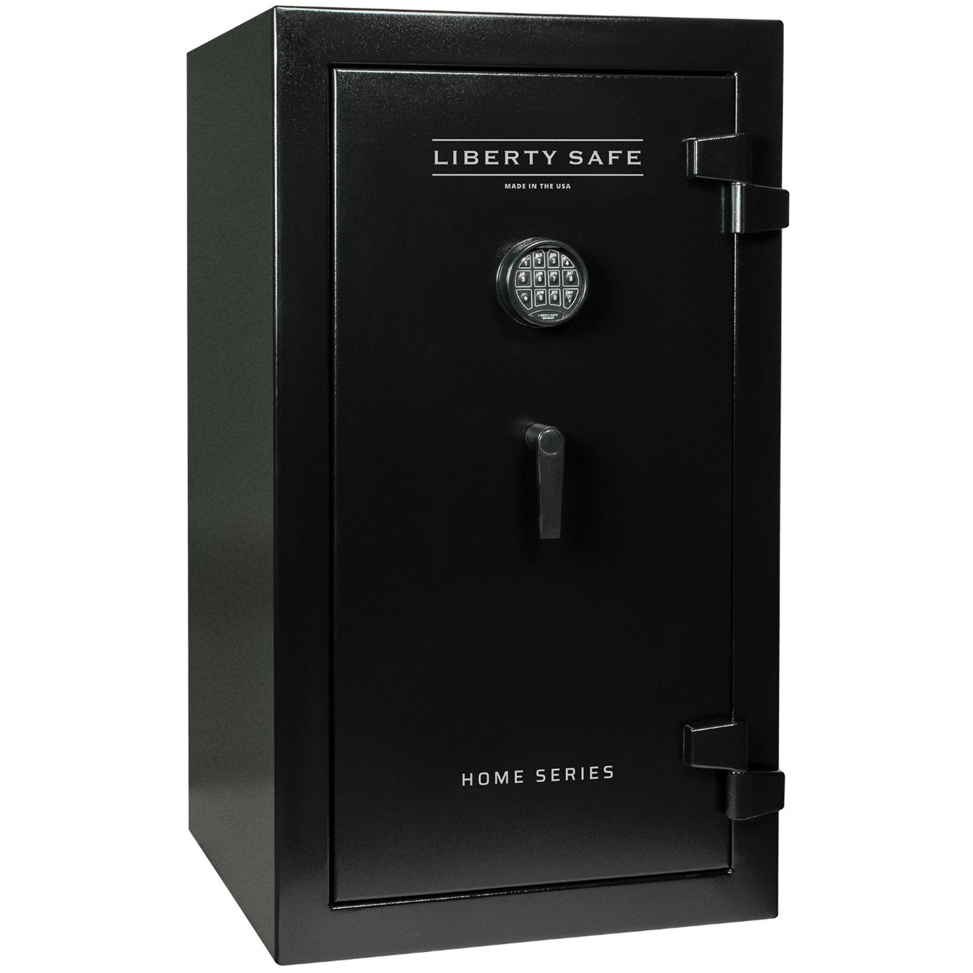 Home Series | 12 | Level 1 Security | 60 Minute Fire Protection | Dimensions: 42.25"(H) x 24.25"(W) x 20"(D) | Textured Black - Closed Door