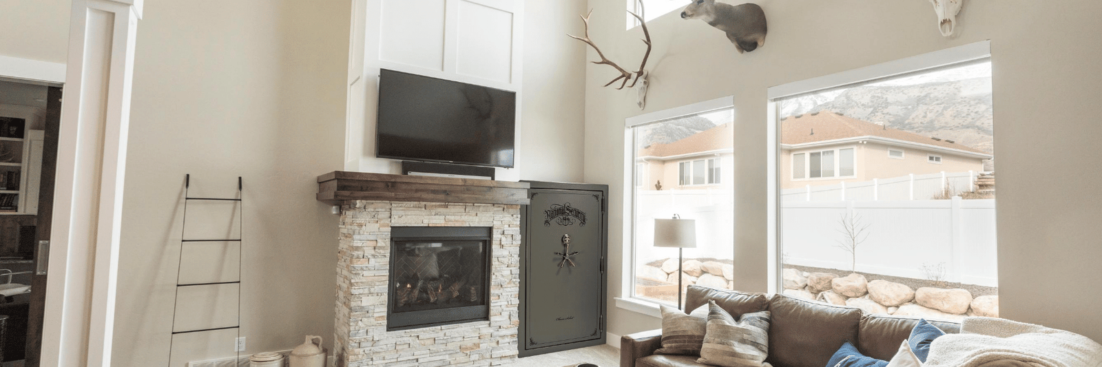 Liberty safe classic model in living room