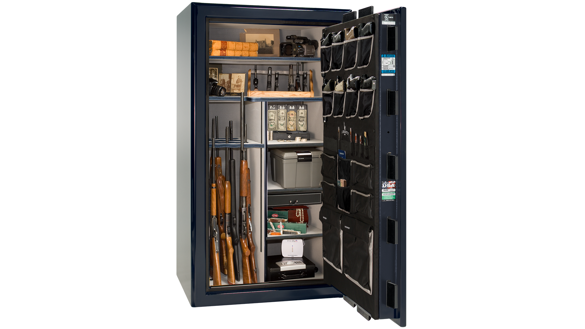 Presidential 40 Blue Gloss - Open Interior