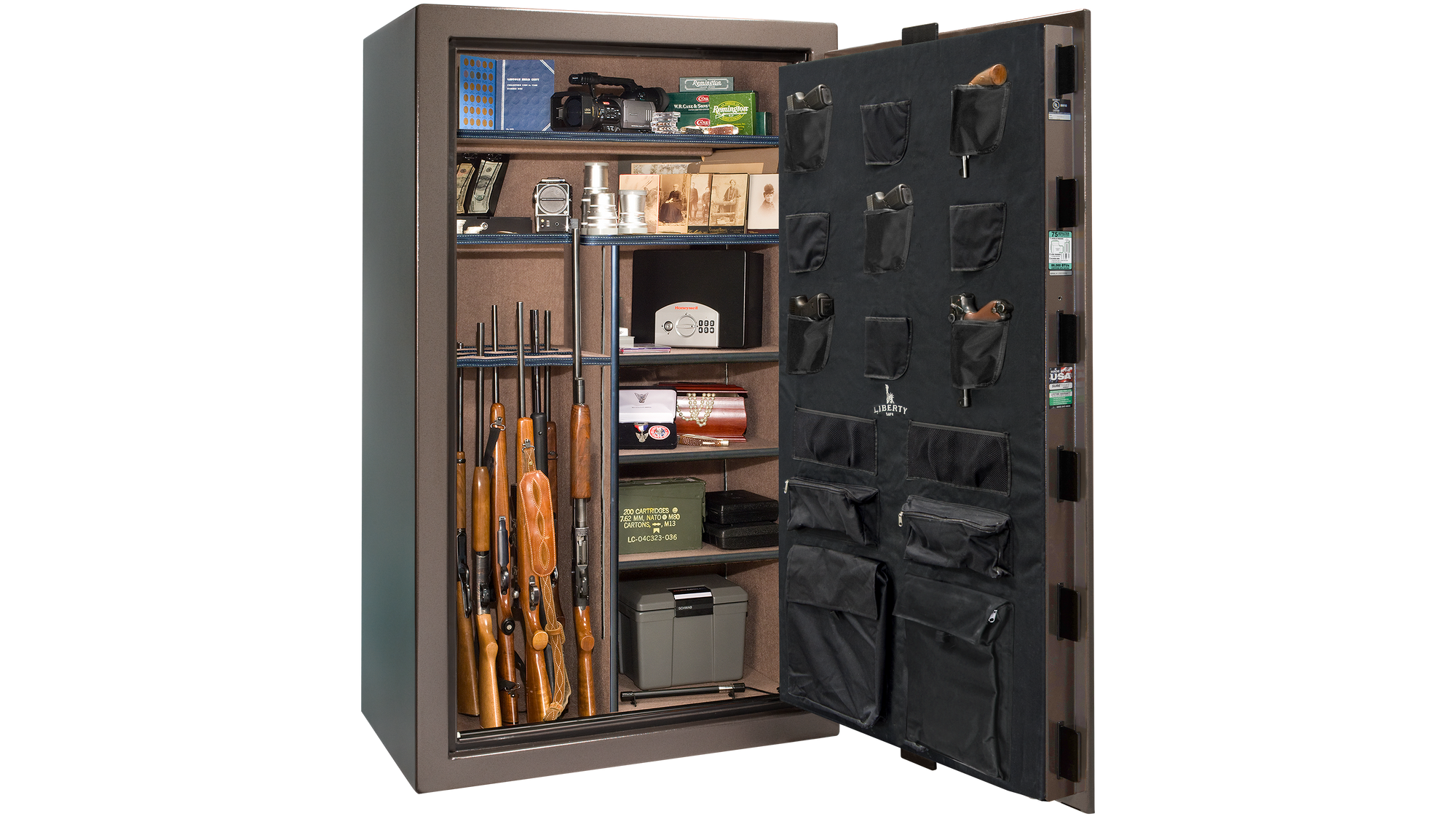 Colonial 50 Bronze Textured - Open Interior